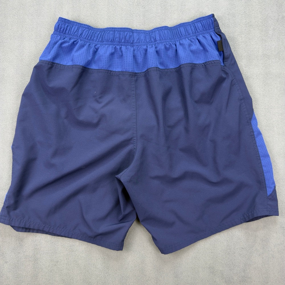 Nike Mens Running Shorts Navy Blue XL Athletic Mesh Lined Training Gym Workout - Picture 3 of 8